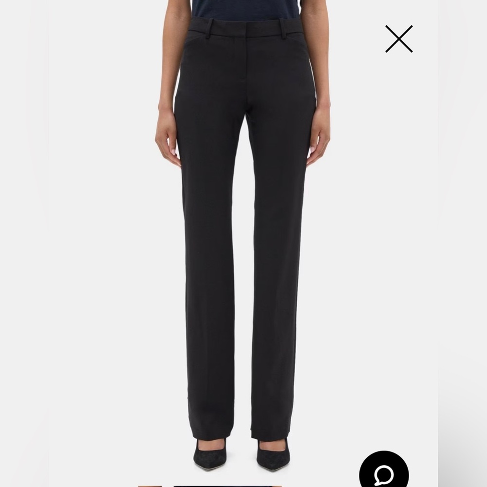 Theory Outlet Tailored Pant in Sevona Stretch Wool, size 2